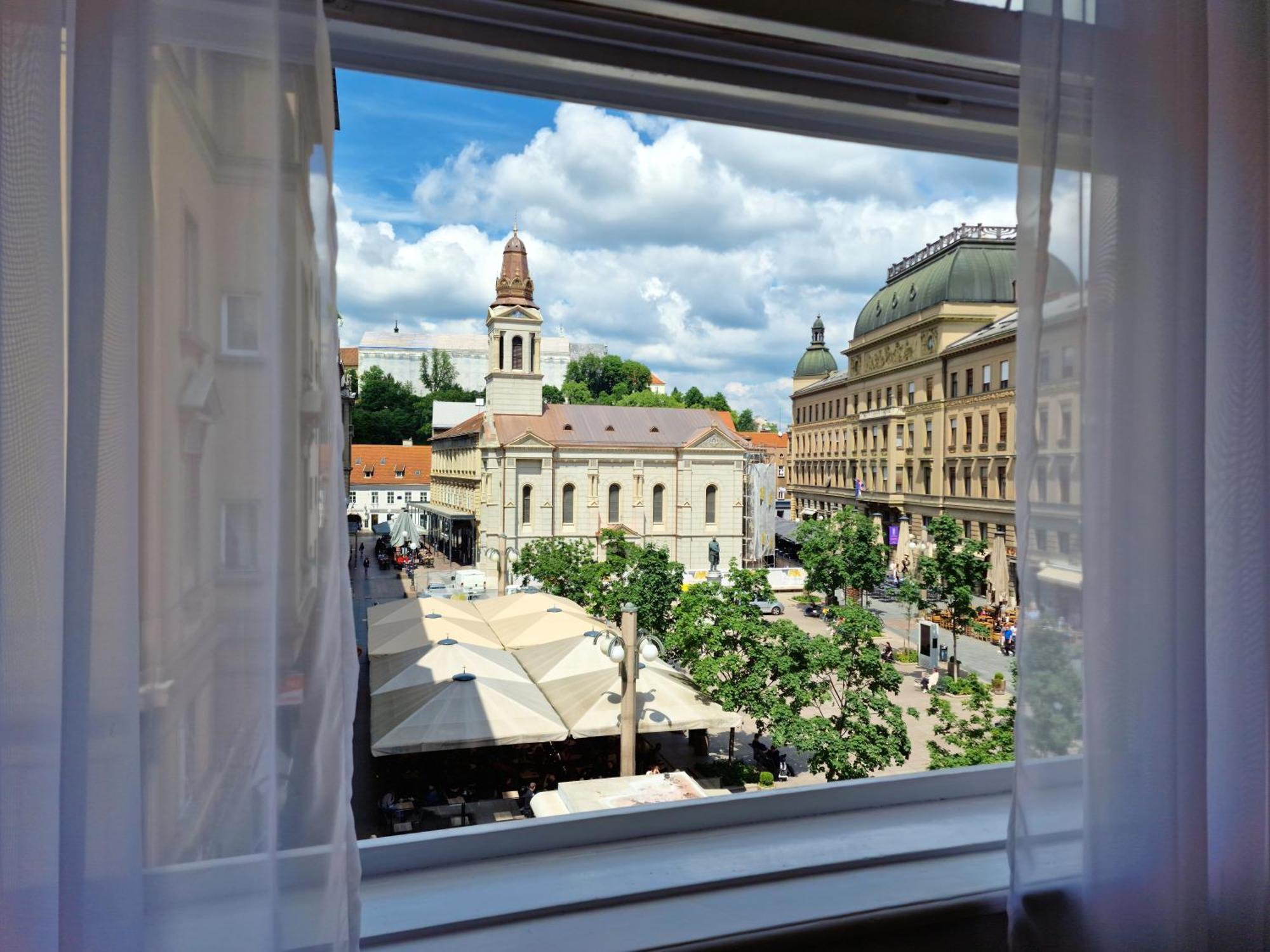 Apartment Exclusive View Cvjetni Trg Zagreb Bagian luar foto